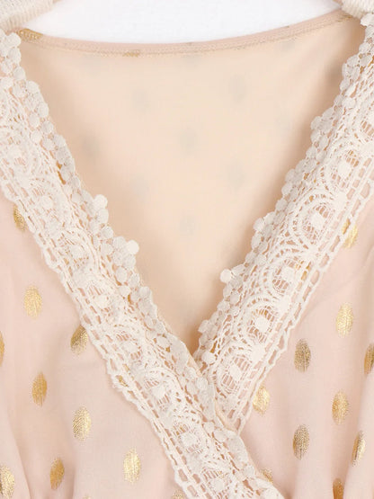 Vestido boho decote em V - Crystal
