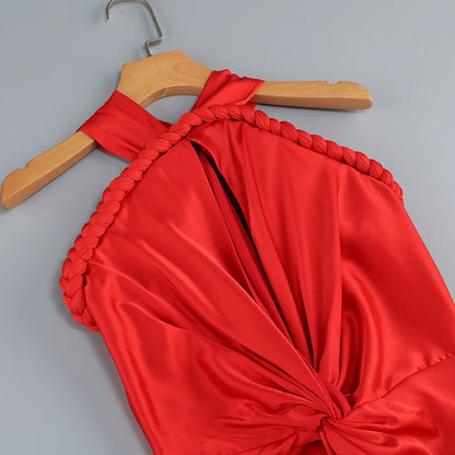Vestido com decote torcido - Katja