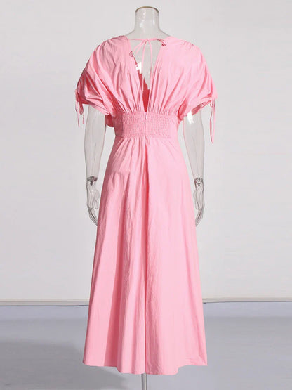 Vestido com apliques flor - Gani