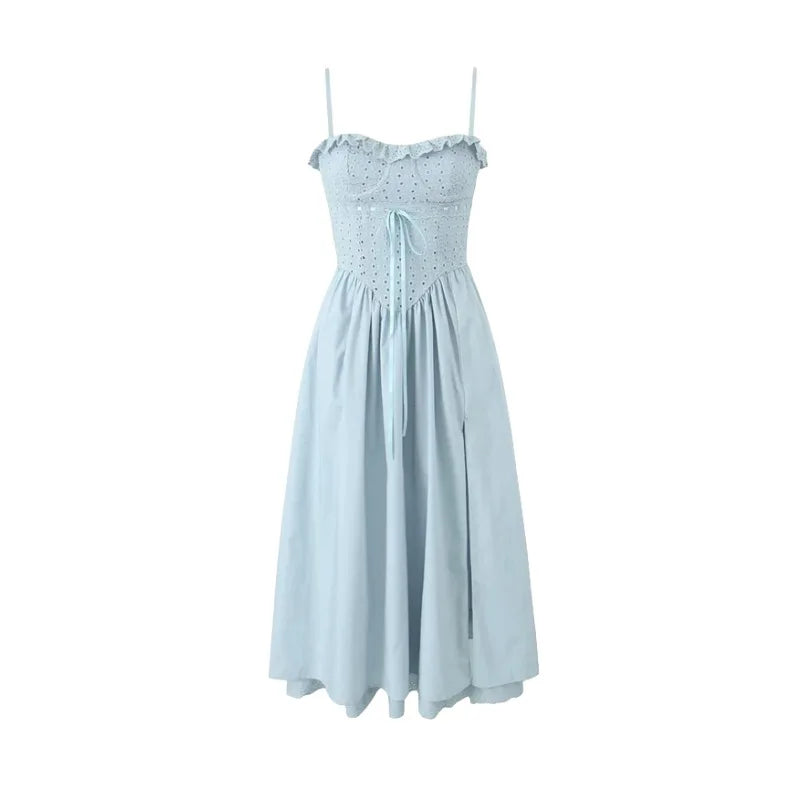 Vestido de lazy com fenda - Ohana