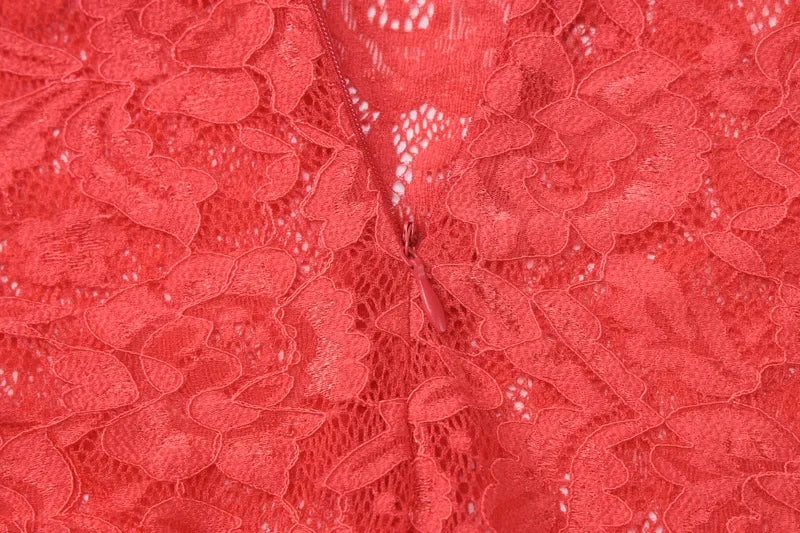 Vestido de renda transparente - Milla