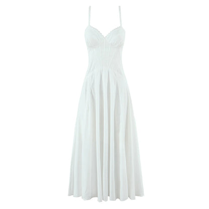 Vestido corset floral de alças - Tilia