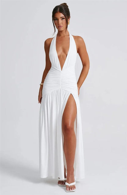 Vestido decote V profundo - Hayla