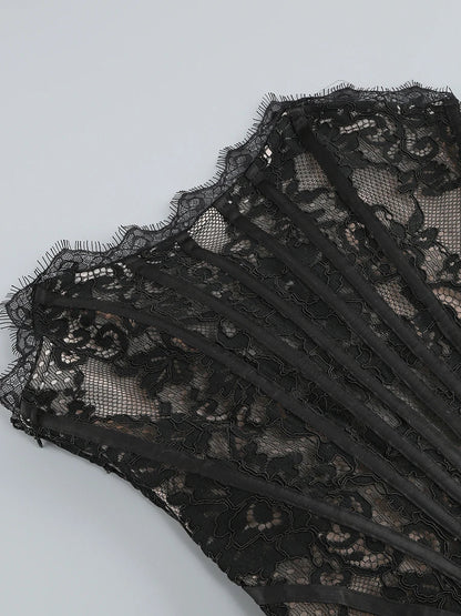 Vestido renda sem alças - Giorgina