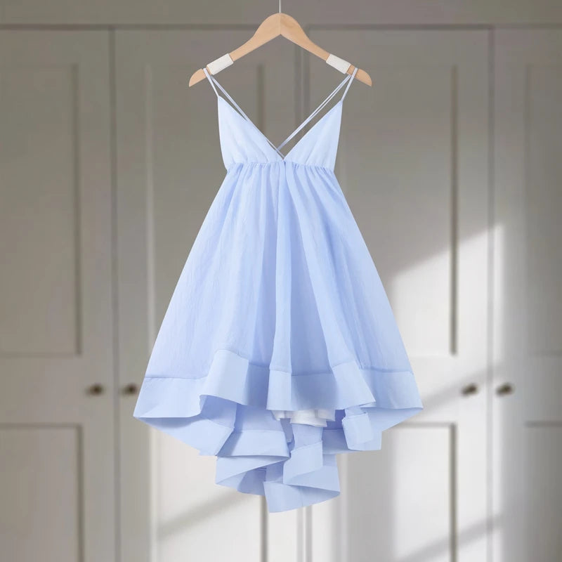 Vestido bufante sem costas - Cinthia