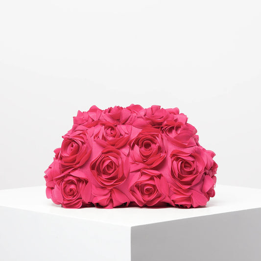 Bolsa clutch rosas - Brunela