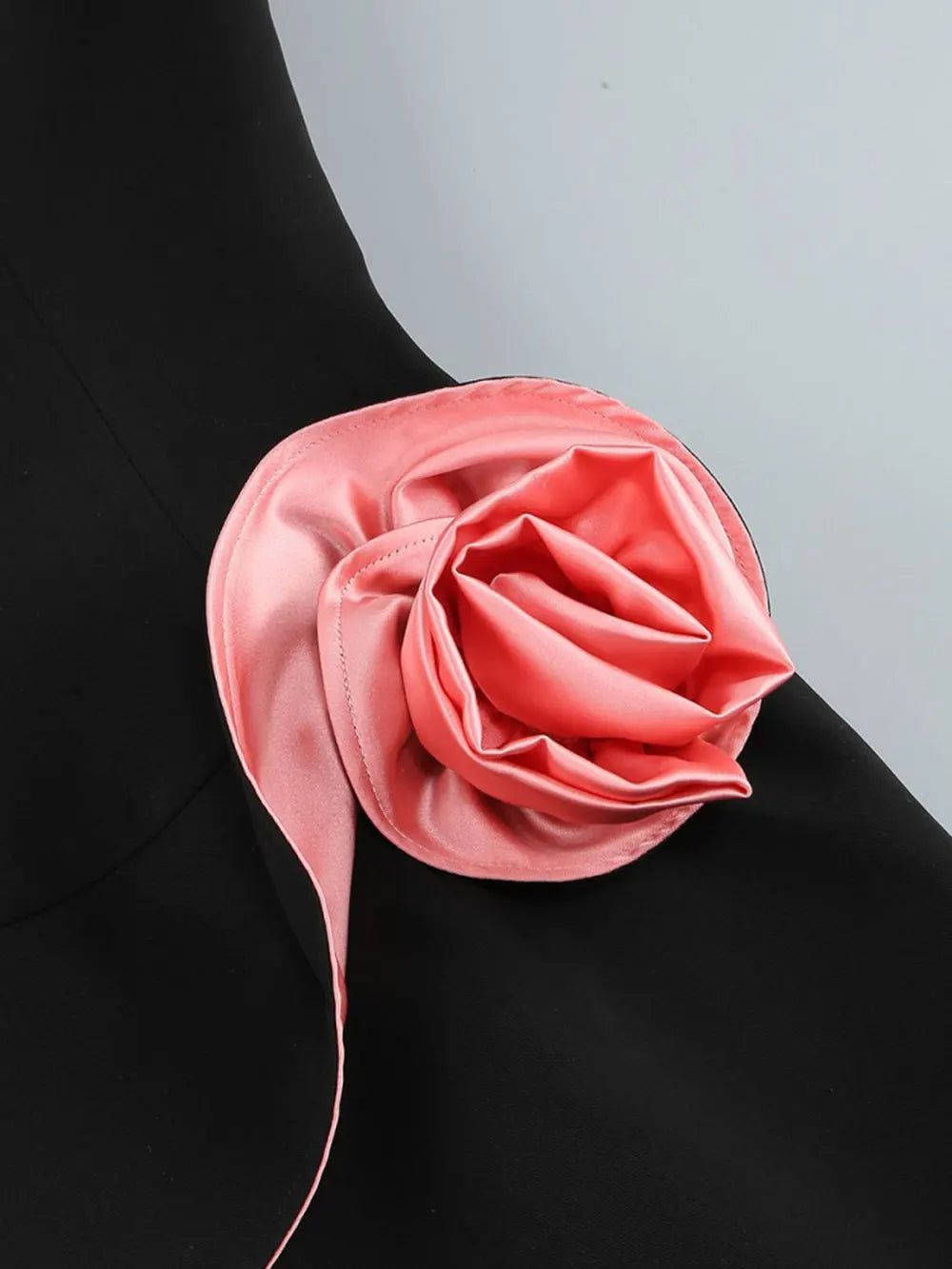 Vestido sem alças flor 3D - Zeina