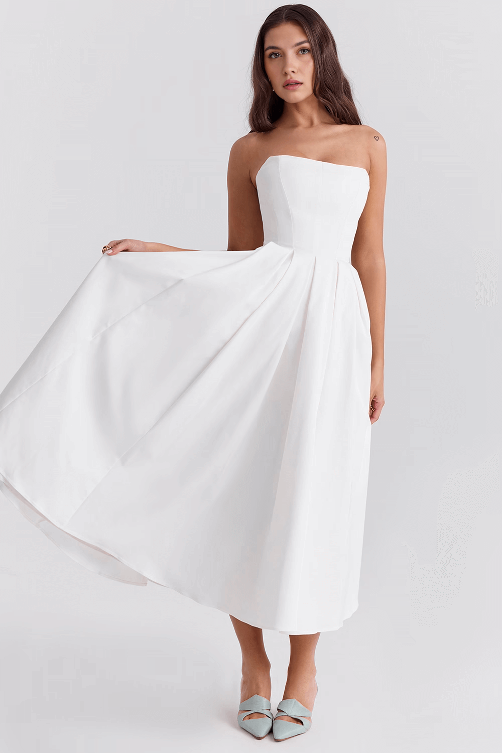Vestido corset evasê - Serena