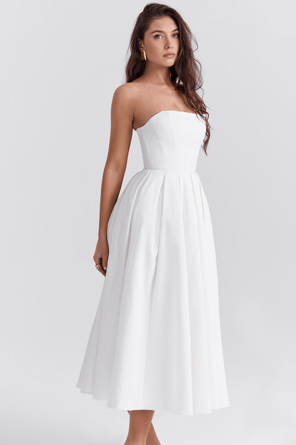 Vestido corset evasê - Serena