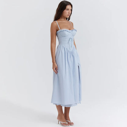 Vestido de lazy com fenda - Ohana