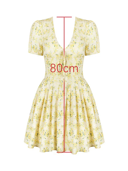 Vestido modelador manga bufante - Liria