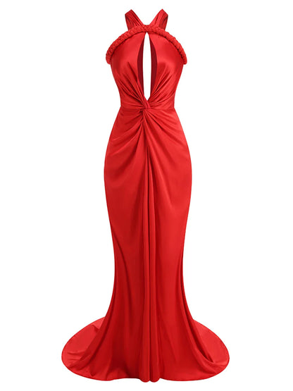 Vestido com decote torcido - Katja