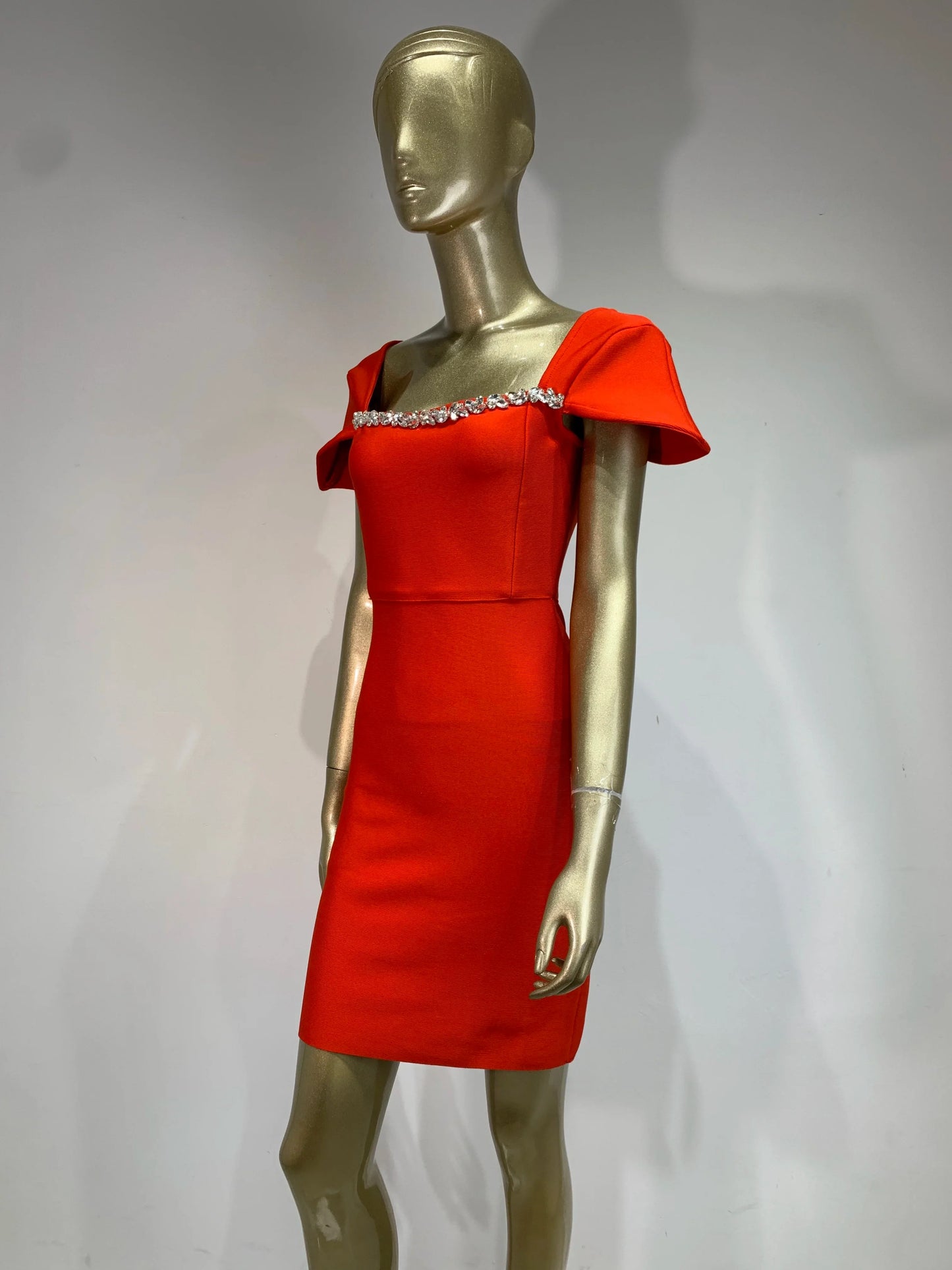 Vestido curto com aplique - Margie