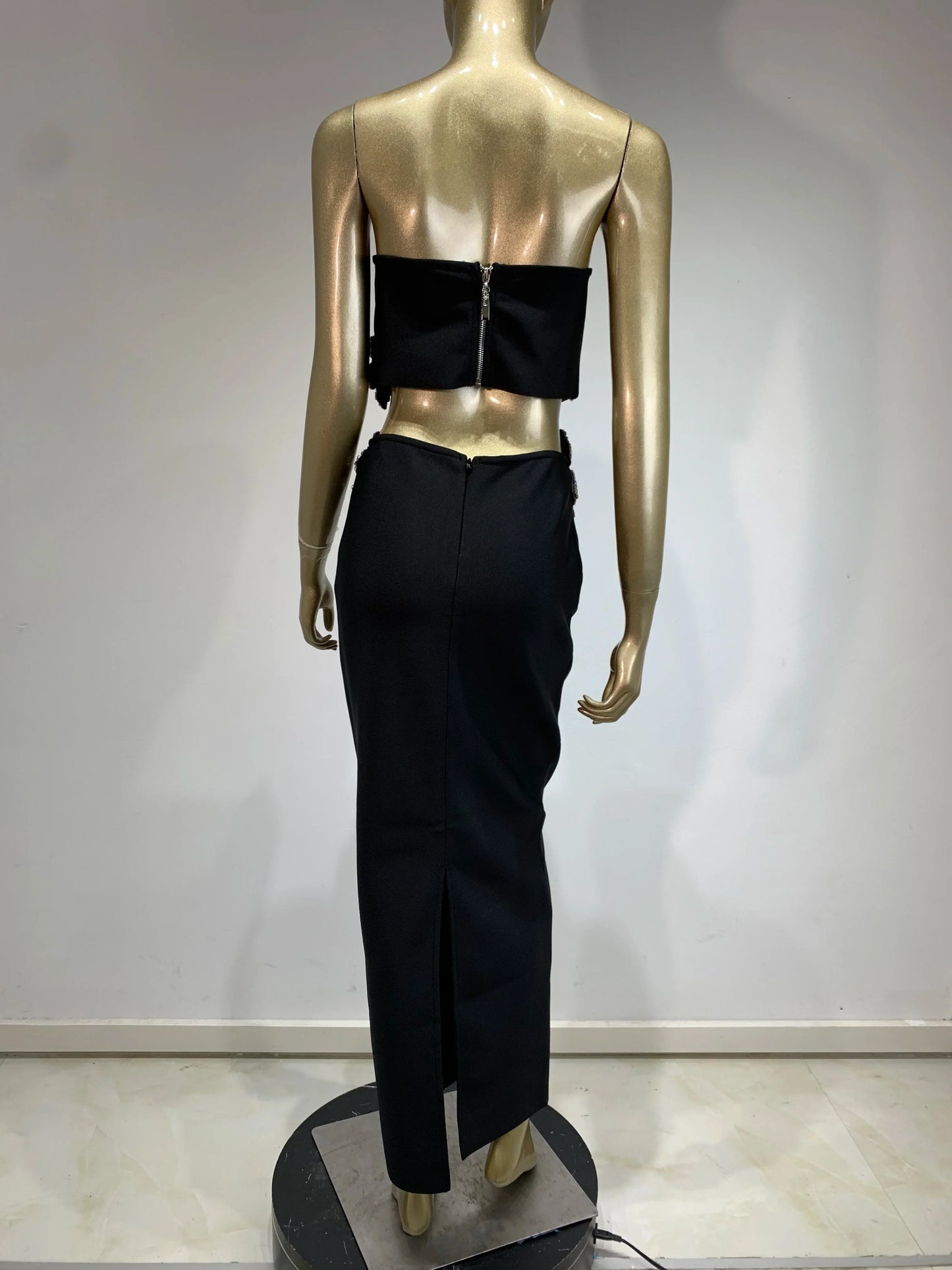 Conjunto longo flor de diamante - Lizza