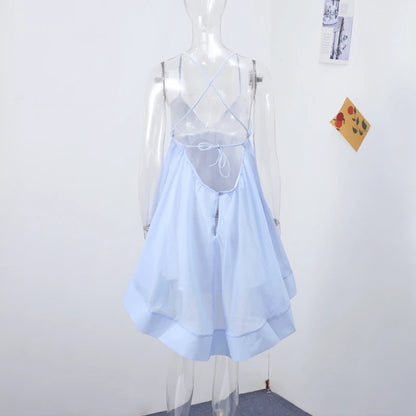 Vestido bufante sem costas - Cinthia