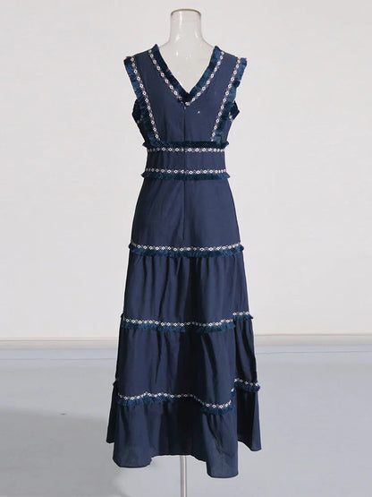 Vestido camadas de borlas - Flynn