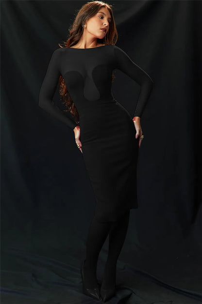Vestido transparência - Lilla