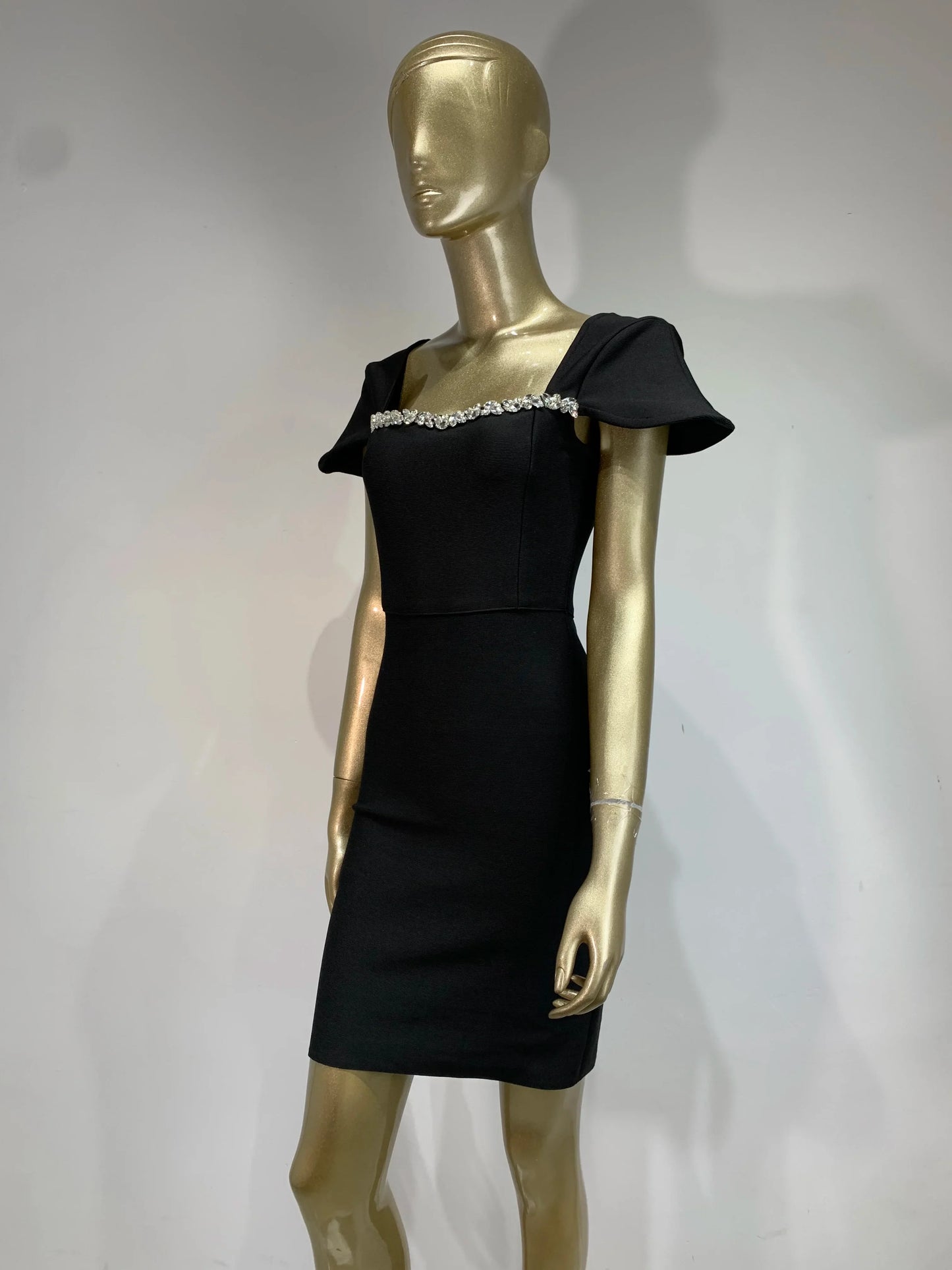 Vestido curto com aplique - Margie