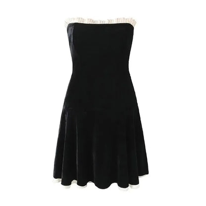 Vestido curto veludo - Milla