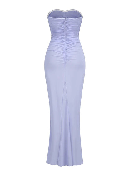 Vestido longo recortes - Durian