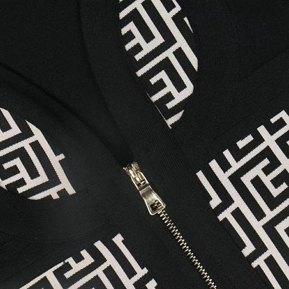 Vestido zíper em jacquard - Iara