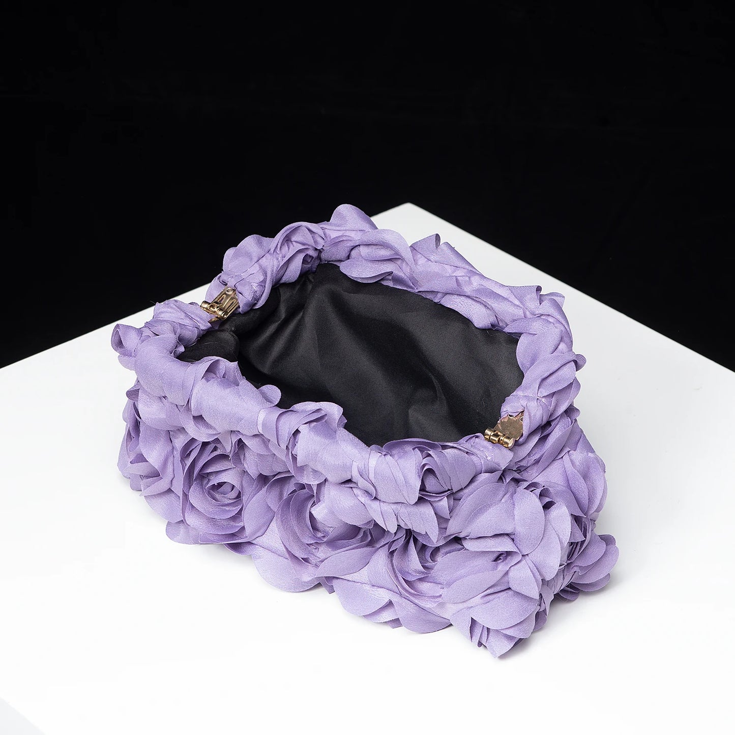 Bolsa clutch rosas - Brunela