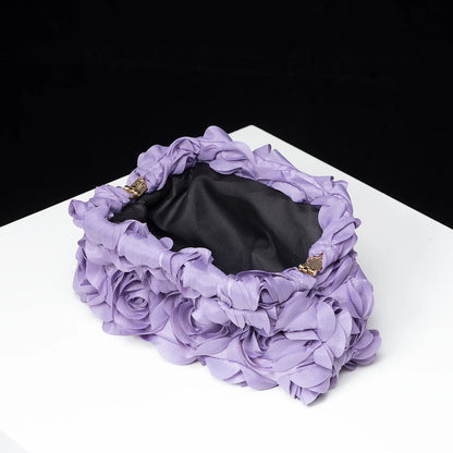 Bolsa clutch rosas - Brunela
