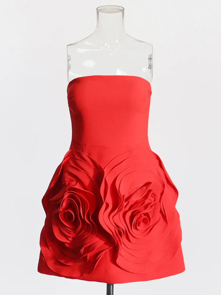 Vestido flor 3D - Freydis
