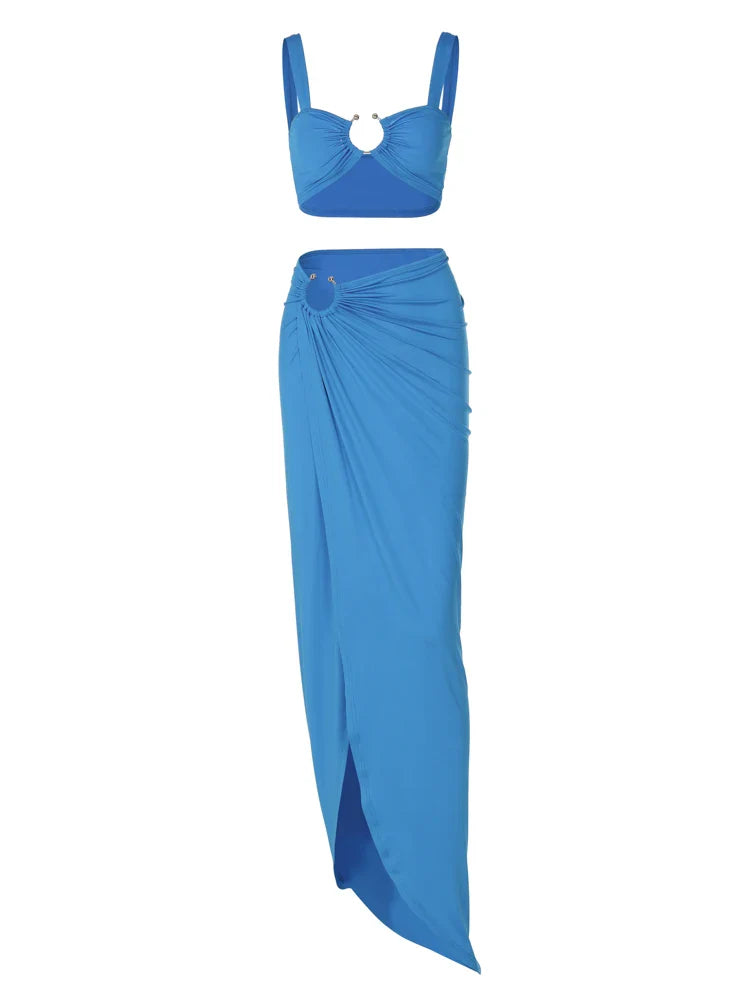 Conjunto saia com fenda - Raylan