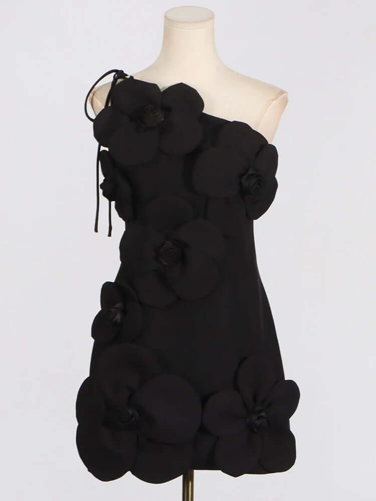 Vestido com flores 3D - Gadot