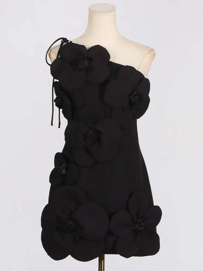 Vestido com flores 3D - Gadot