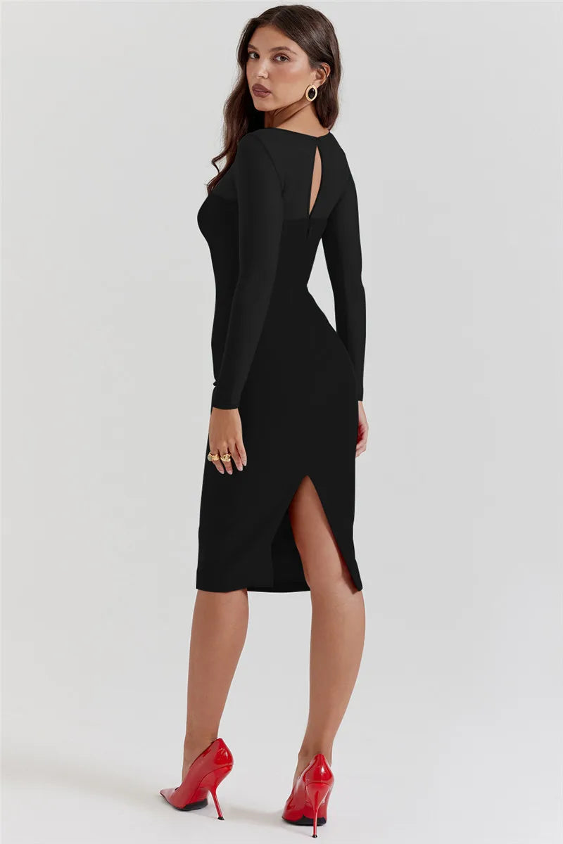 Vestido transparência - Lilla