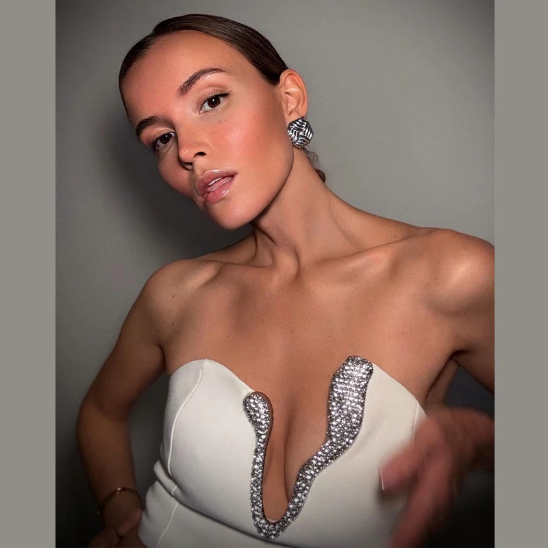 Conjunto recorte de strass - Eve