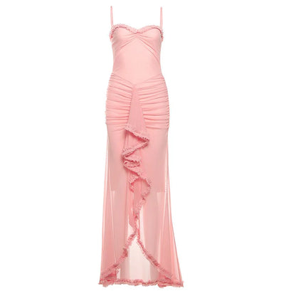 Vestido longo babados - Daria