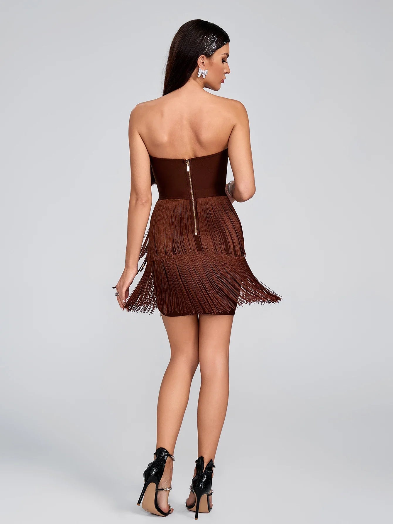 Vestido com franjas - Laine