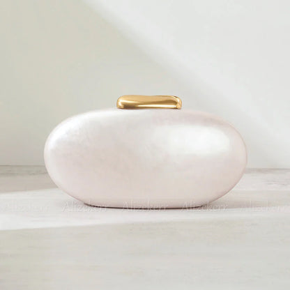 Bolsa oval em pérola - Kory