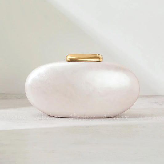 Bolsa oval em pérola - Kory
