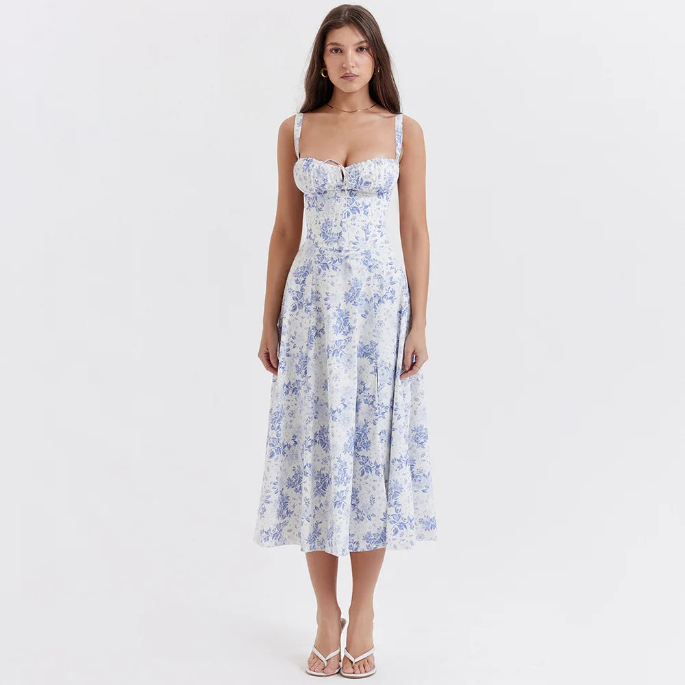 Vestido modelador estampa floral - Mayra
