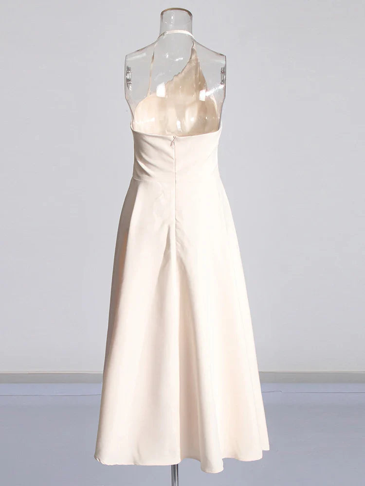Vestido drapeado uma alça - Ruby