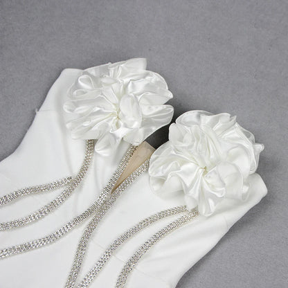 Vestido bandagem apliques - Beatrix