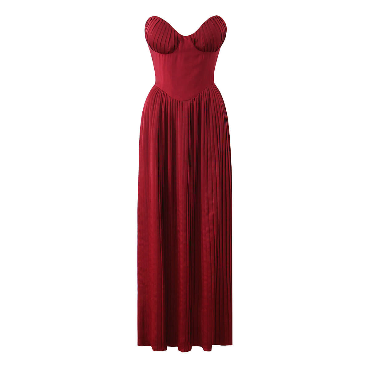 Vestidos plissado bustier - Aurora