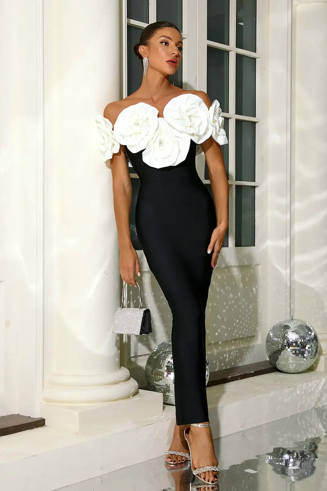 Vestido tomara que caia floral - Surian