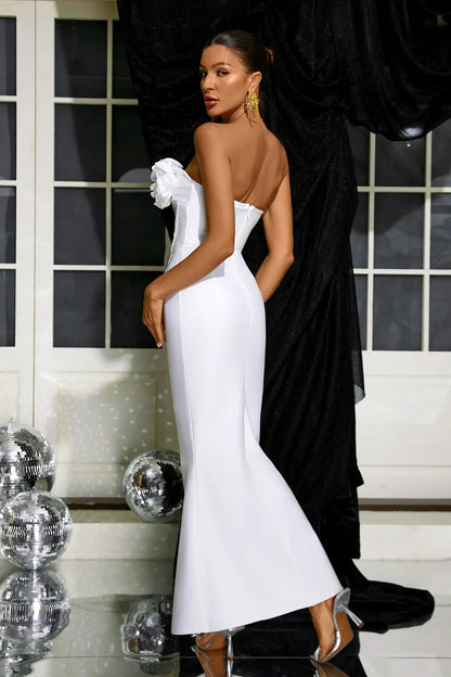 Vestido bandagem apliques - Beatrix