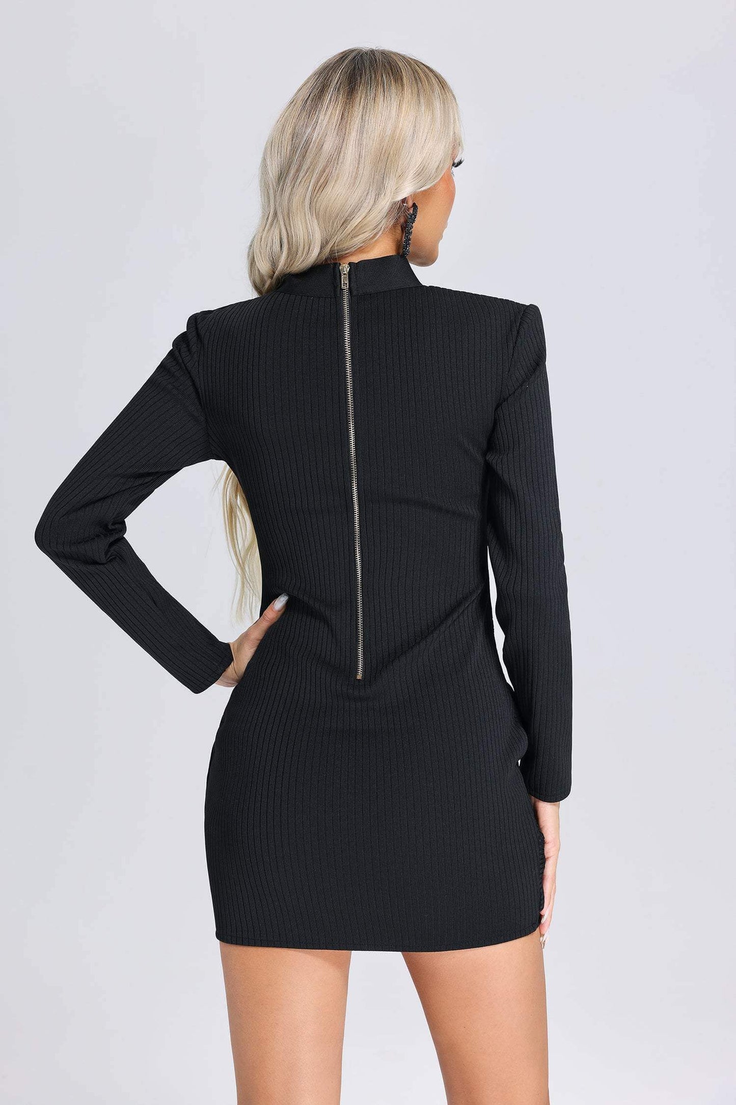 Vestido com transparência e laço - Naya