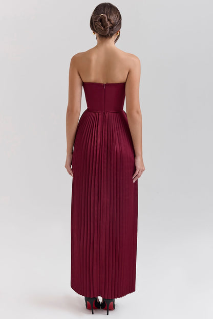 Vestidos plissado bustier - Aurora