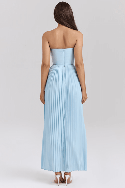 Vestidos plissado bustier - Aurora